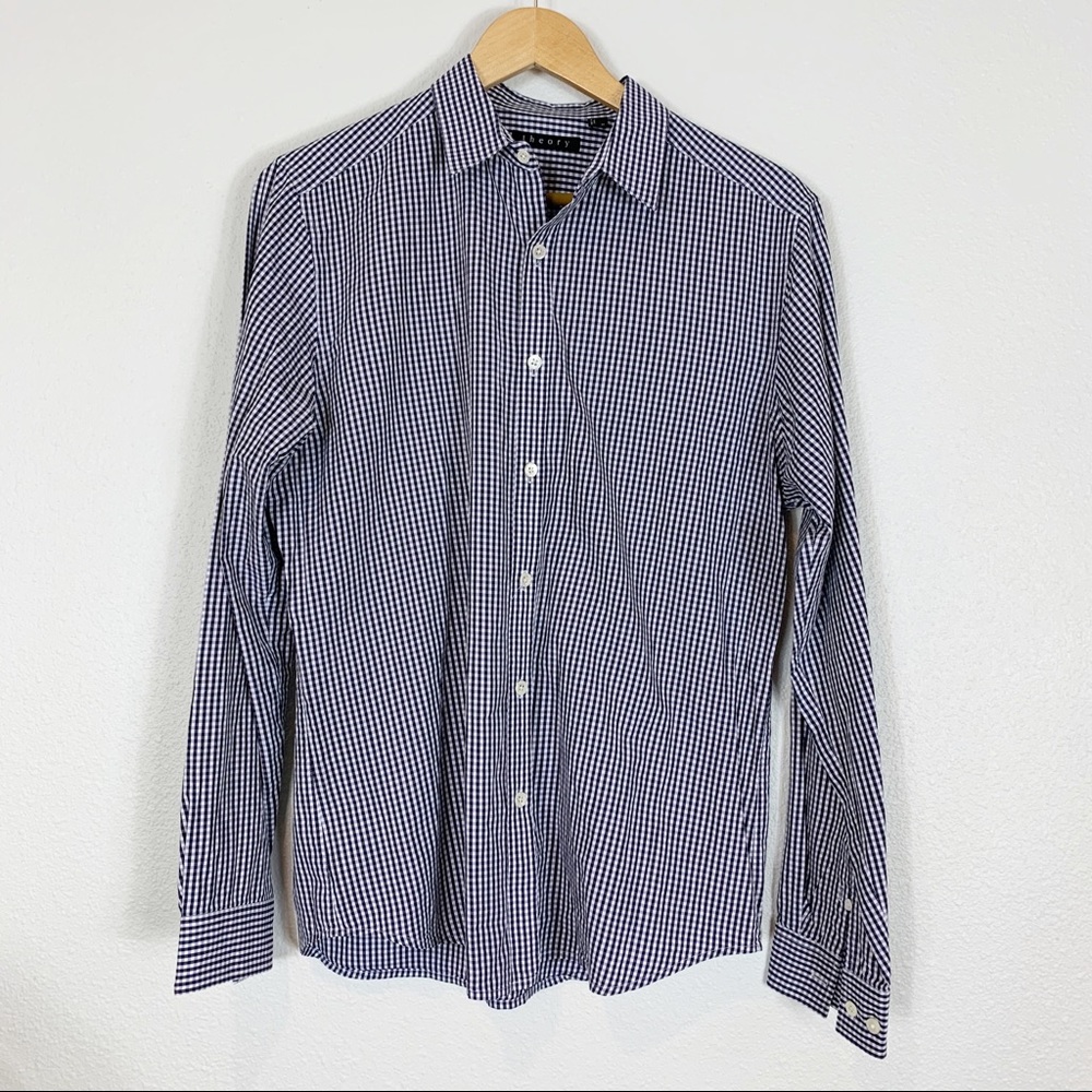 Men Theory Button Down Shirt - image 3